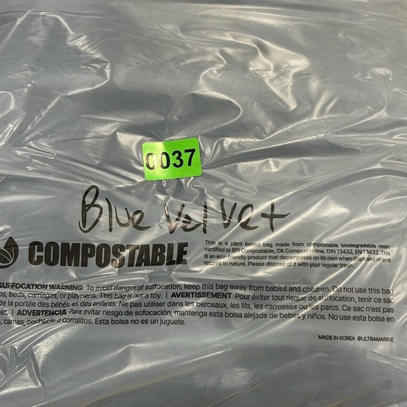 VINTAGE Talbots | Blue Velvet Maxi Gown Long Sleeve Slit |‎ Women's Size Medium - Picture 9 of 9